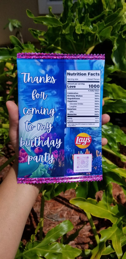 Party Favors - Snack Bags - Custom Theme (Personalized)