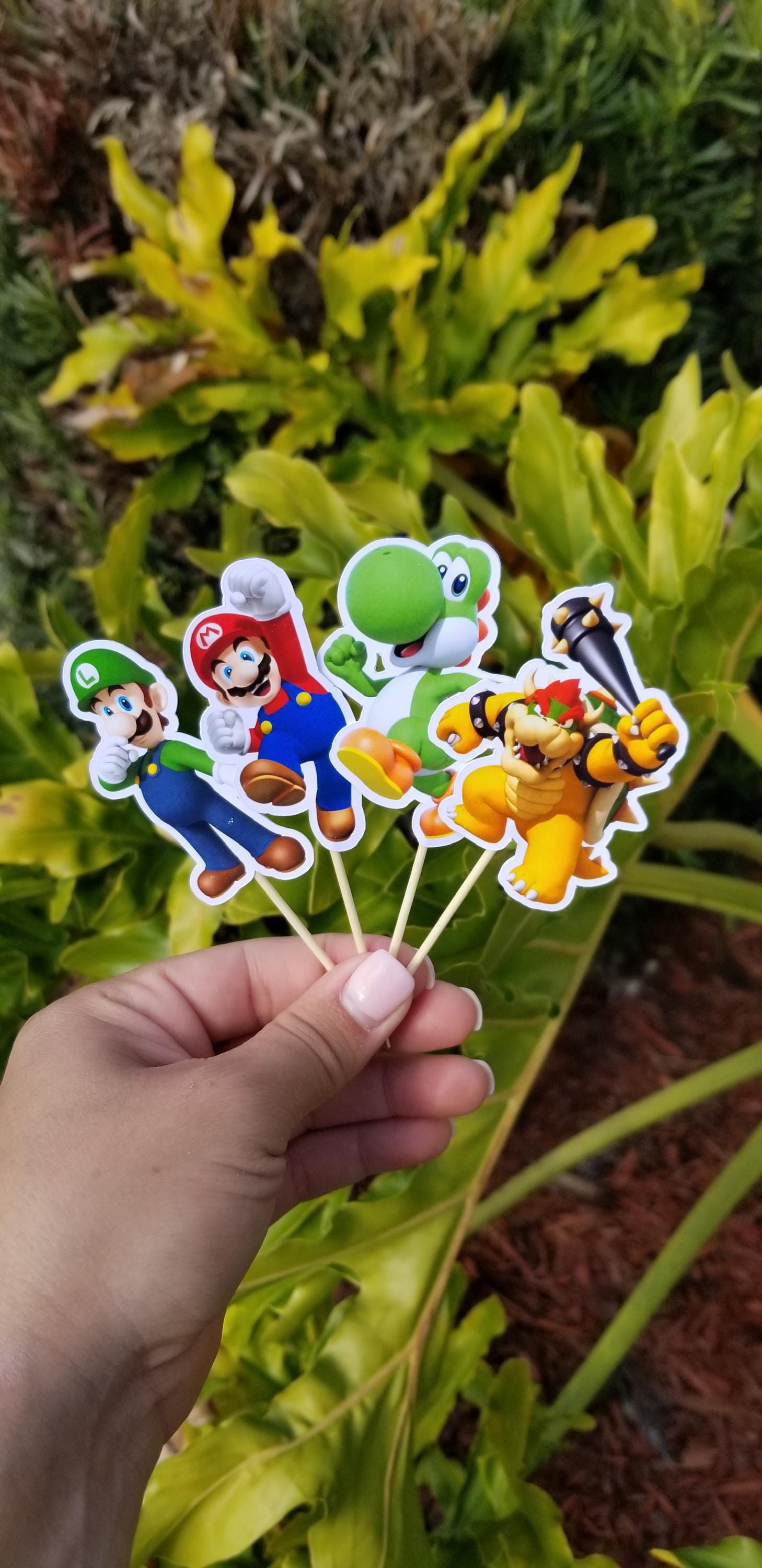 Cake Toppers (1x Large & 12x Small) - Custom Theme (Personalized)