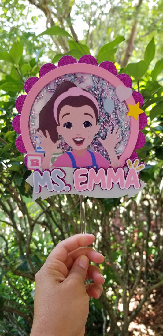 Cake Toppers (1x Large & 12x Small) - Custom Theme (Personalized)