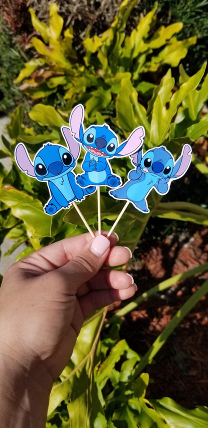 Cake Toppers (1x Large & 12x Small) - Custom Theme (Personalized)