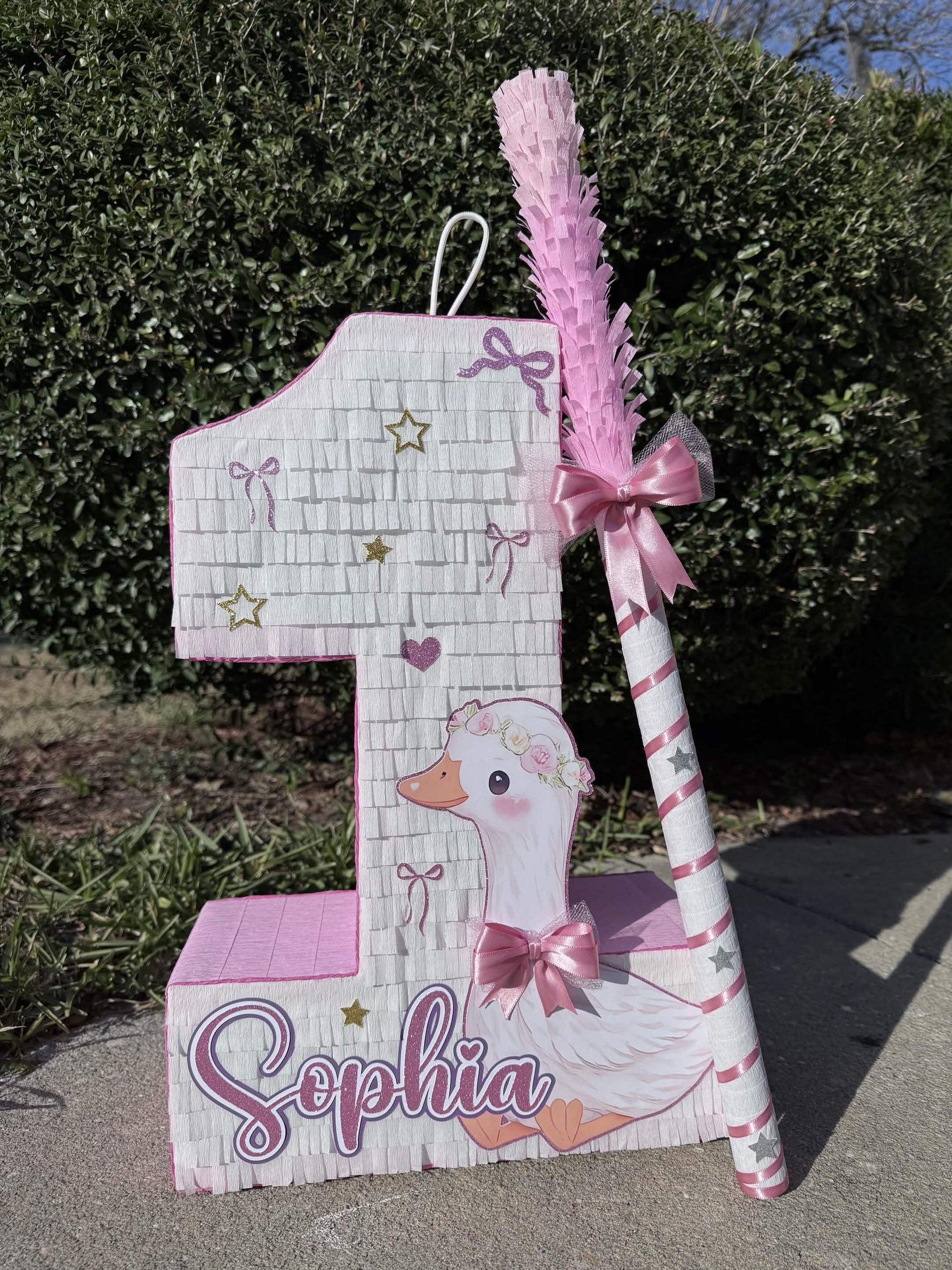 Piñata with Stick - Custom Theme - All Ages - 18 Inches Tall