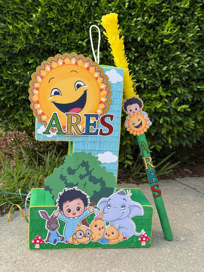 Piñata with Stick - Custom Theme - All Ages - 18 Inches Tall