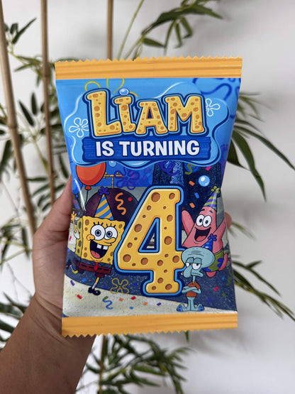 Party Favors - Snack Bags - Custom Theme (Personalized)