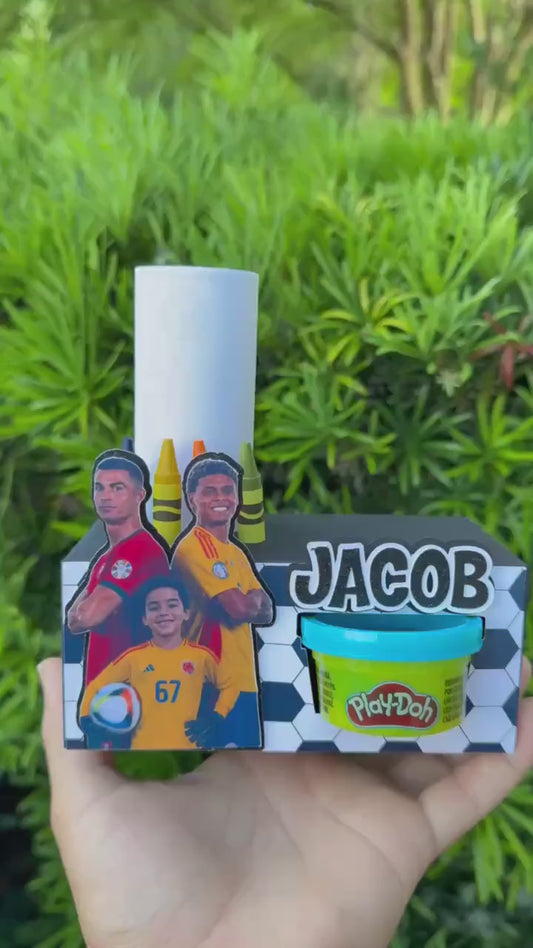 Party Favors - Coloring Box - Activity Kit & Play-Doh - Custom Themed